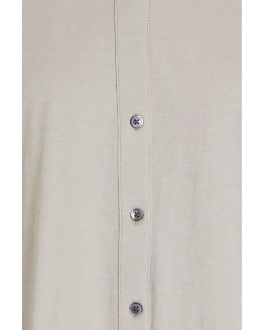 James Perse White Cotton-jersey Shirt