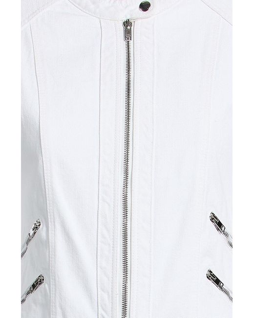 Isabel Marant White Leys Cropped Denim Jacket
