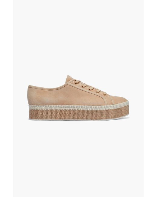 platform espadrille trainers
