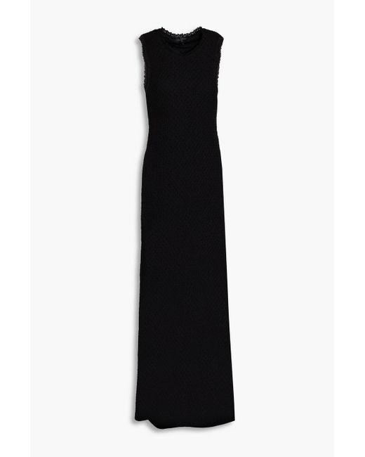 Rag & Bone Black Carine Cotton-blend Maxi Dress