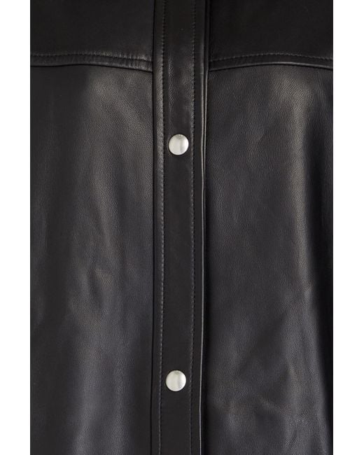 IRO Black Rajan Leather Coat