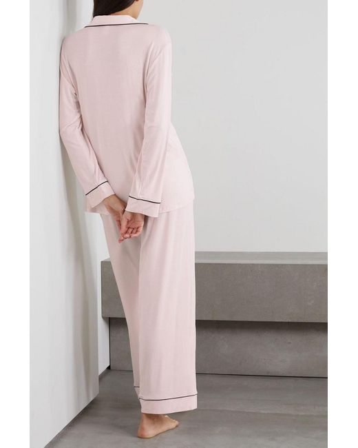 Eberjey Pink Gisele Stretch- Modal Pajama Set