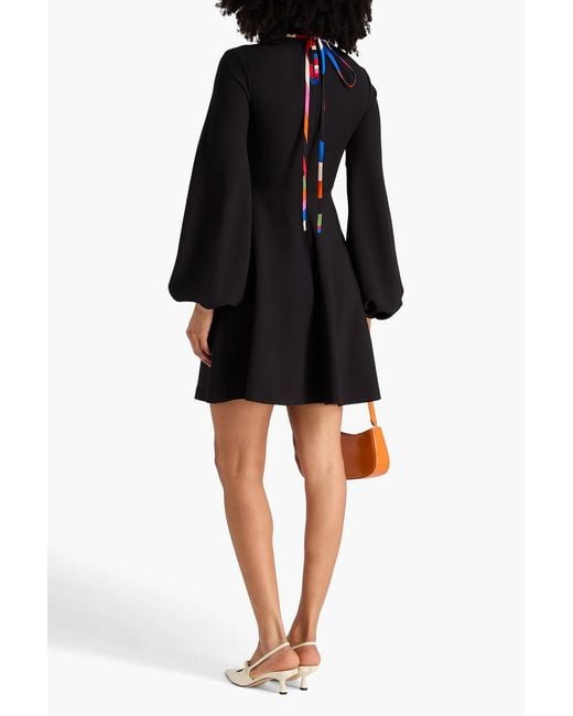 Emilio Pucci Black Crepe Mini Dress