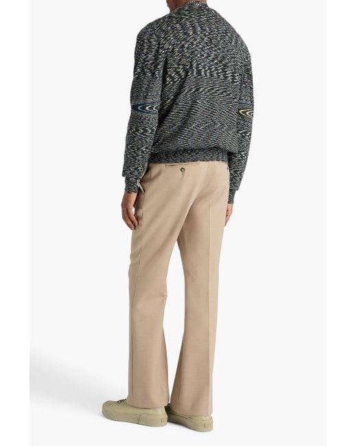 Missoni Black Space-Dyed Wool Cardigan for men