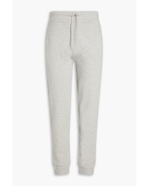 A.P.C. White Coed French Cotton-terry Drawstring Sweatpants for men
