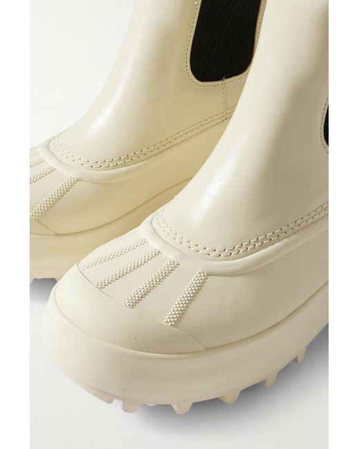 Sorel x Proenza Schouler Natural Sorel Caribou Leather And Rubber Platform Chelsea Boots