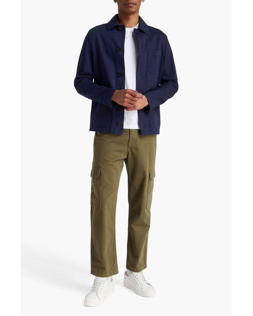 Slowear Blue Cotton-Gabardine Jacket for men