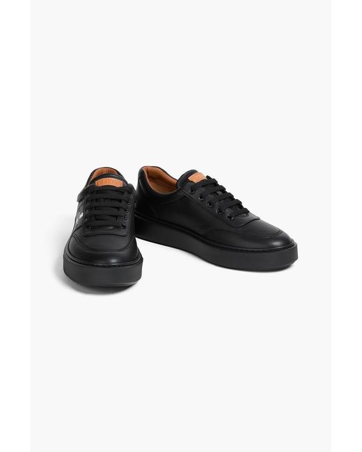 Bally Black Coby Leather Sneakers for men