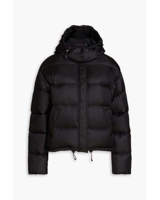 Claudie Pierlot Black Giov Quilted Shell Down Jacket
