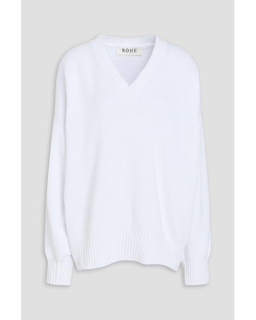 Rohe White Cotton Sweater