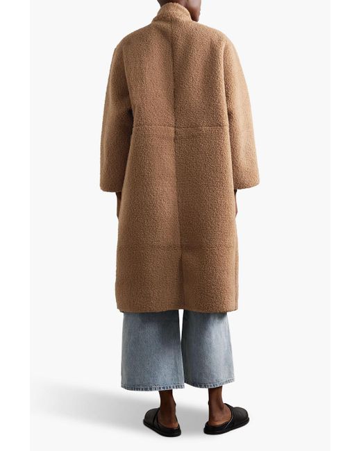 Apiece Apart Brown Cloud Walk Faux Shearling Coat