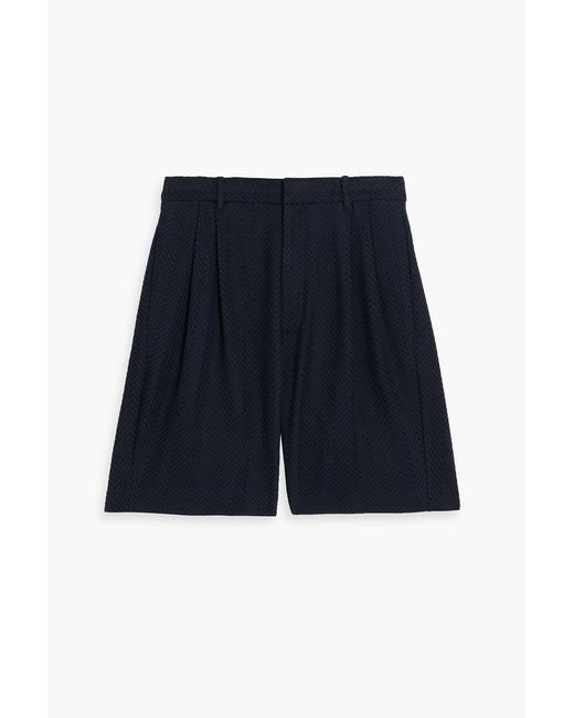 Missoni Blue Cotton-Blend Shorts for men