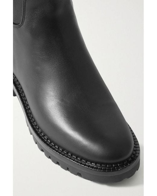 Vince Cabria Stretch leather Over the knee Boots in Black Lyst