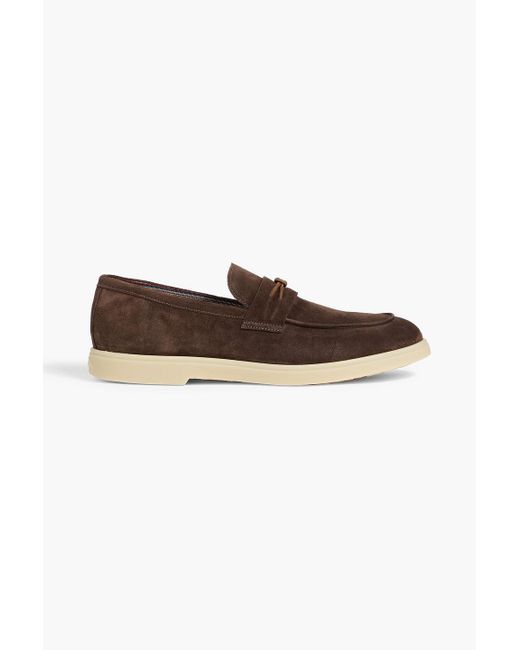 Paul Smith Brown Moltacini Suede Loafers for men