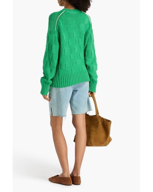 Guest In Residence Green Pullover aus einer baumwollmischung