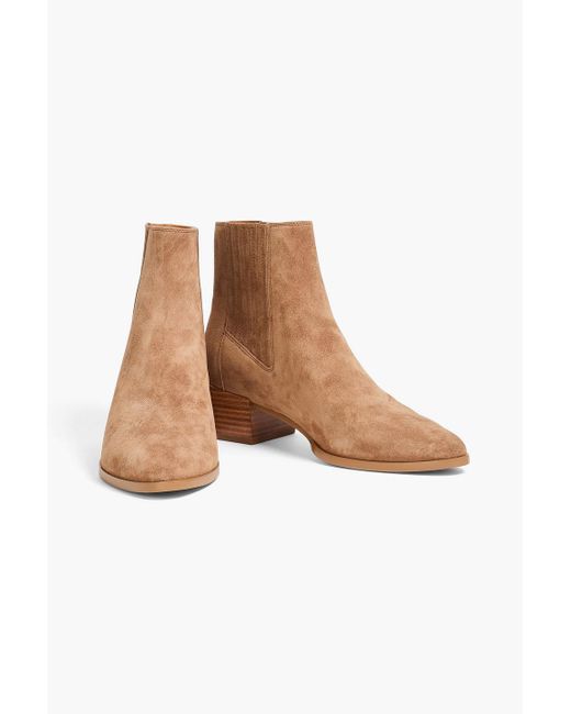 Rag & Bone Brown Rover Suede Chelsea Boots