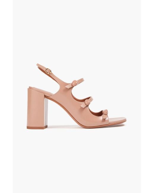Zimmermann Pink Eliot 85 Leather Sandals