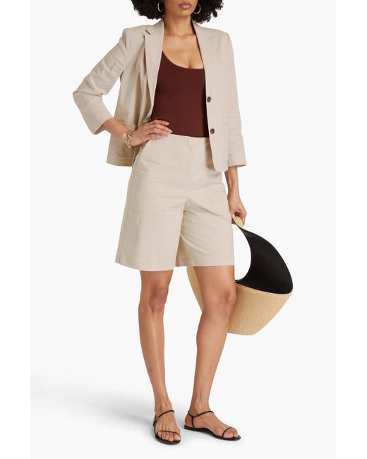 Theory Natural Shorts aus einer baumwollmischung