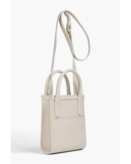 Thom Browne Natural Pebbled-leather Tote