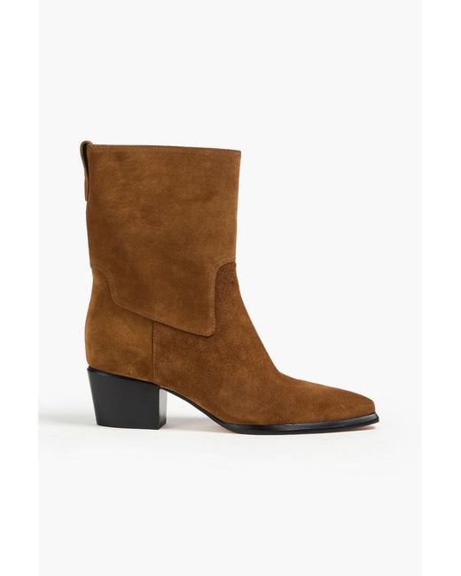 Vince Brown Arlington Suede Ankle Boots