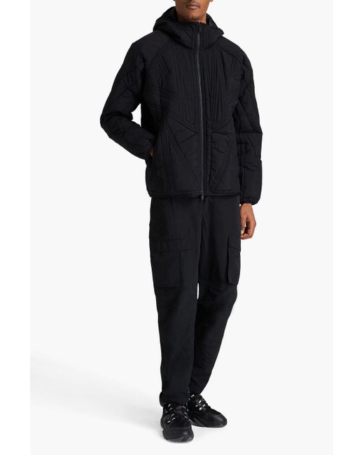 Y-3 Blue Quilted Shell Jacket for men