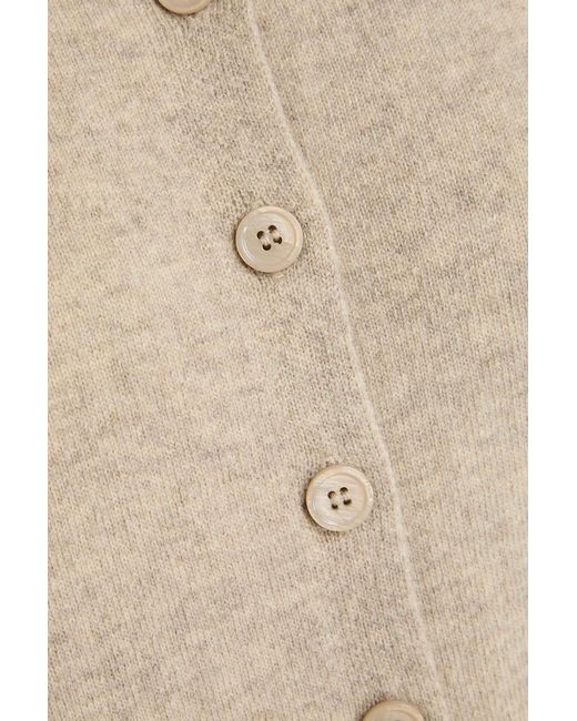 Claudie Pierlot Natural Wool Cardigan