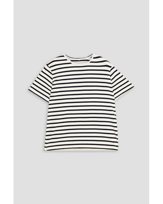 Rag & Bone Gray Striped Cotton-jersey T-shirt for men