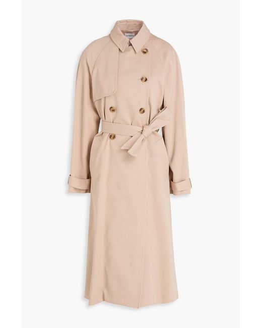 Claudie Pierlot Natural Cotton-twill Trench Coat