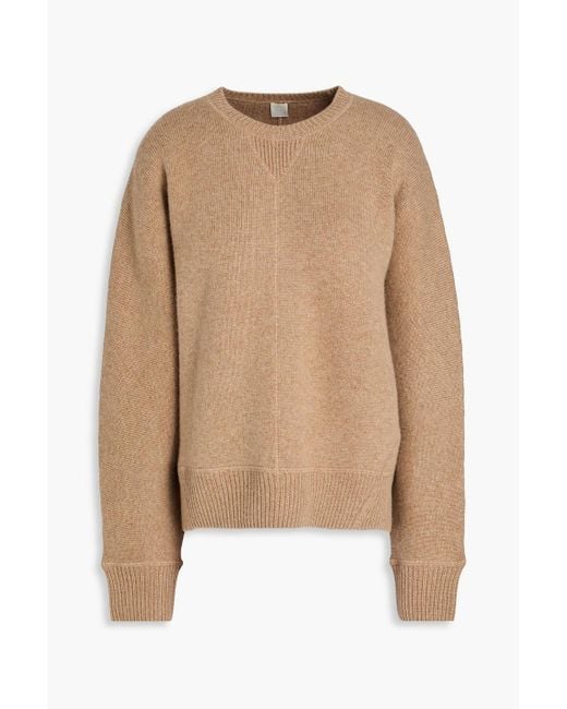Totême  Natural Mélange Cashmere-blend Sweater