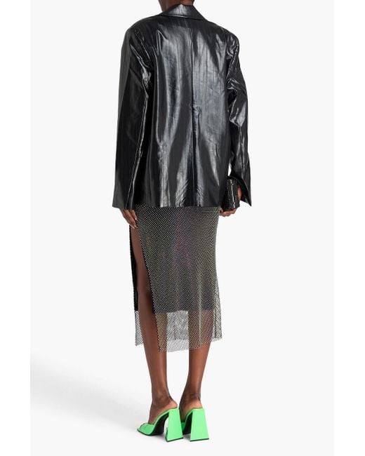 ROTATE BIRGER CHRISTENSEN Black Oversized Blazer