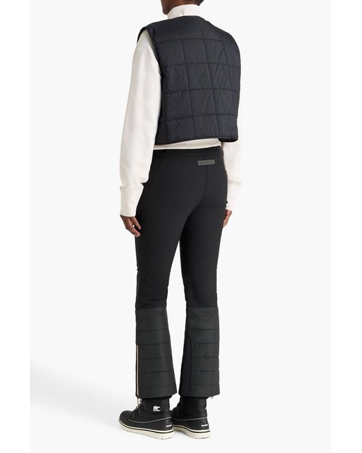 Brunello Cucinelli Black Quilted Shell Track Pants