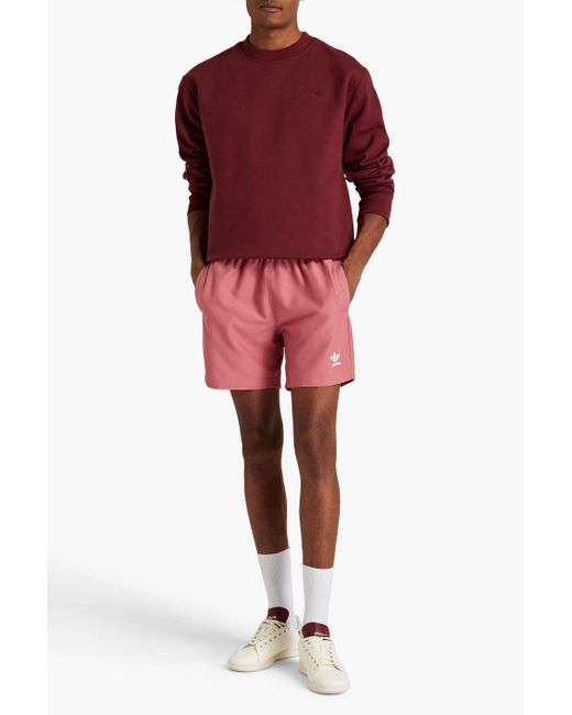 Adidas Originals Red French Cotton-terry Sweatshirt for men