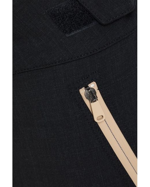 Brunello Cucinelli Black Quilted Shell Track Pants