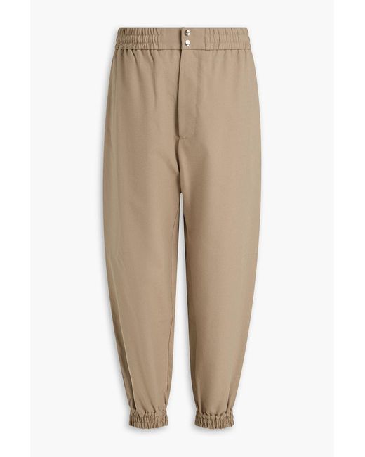 McQueen Natural Tapered Cotton Pants for men