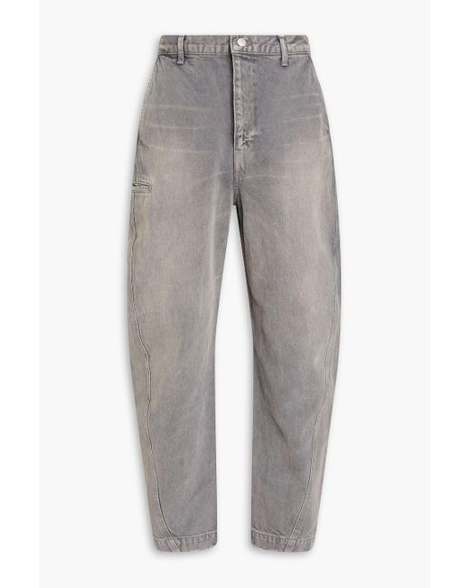 John Elliott Sendai karottenjeans aus ausgewaschenem denim in Gray für Herren