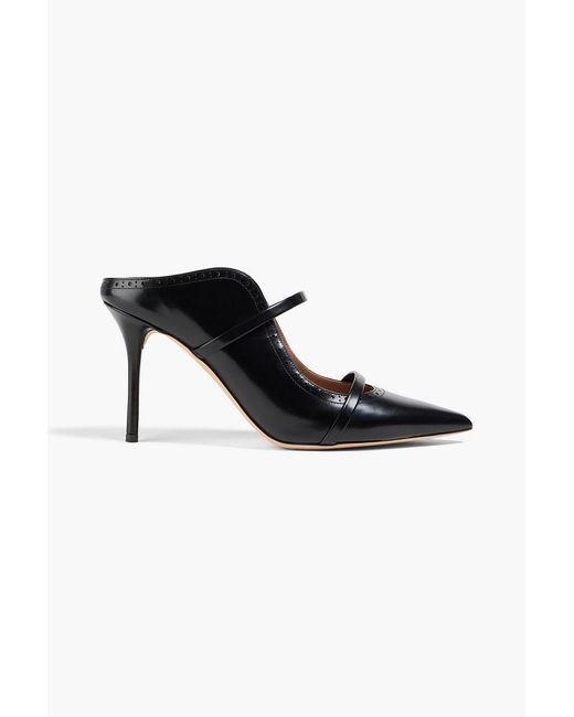 Malone Souliers Black Maureen Leather Mules