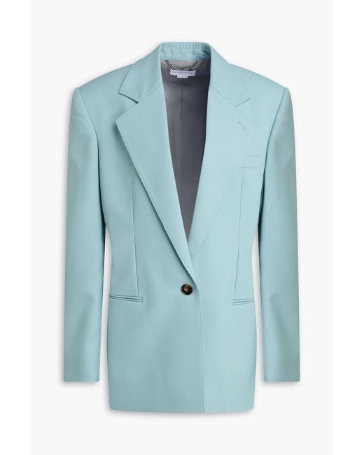 Stella McCartney Blue Wool Blazer