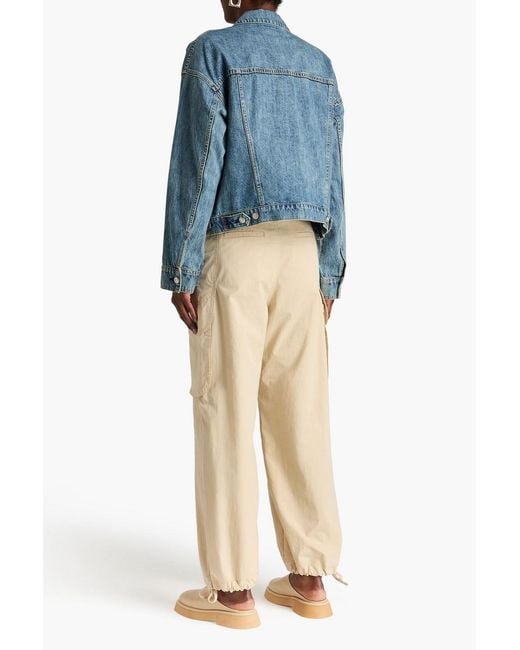 Rag & Bone Blue Ryan Two-Tone Denim Jacket