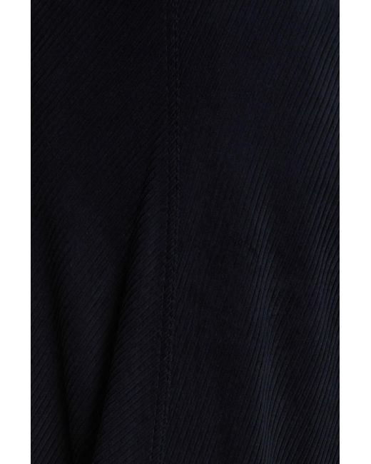 LE17SEPTEMBRE Black Coton-corduroy Midi Skirt