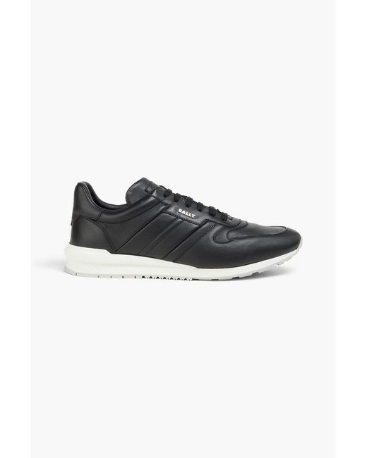 Bally Black Asler Leather Sneakers for men