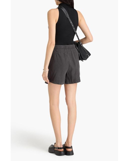 James Perse Gray Linen Shorts