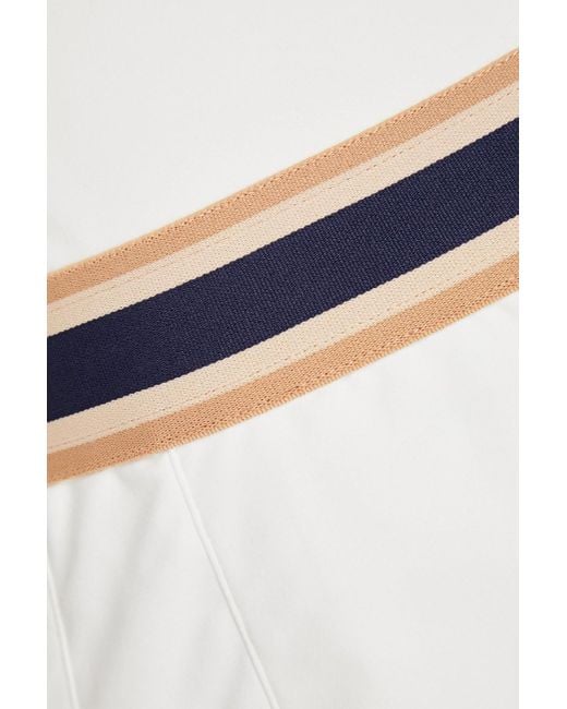 The Upside White Racquet kova tenniskleid aus stretch-jersey