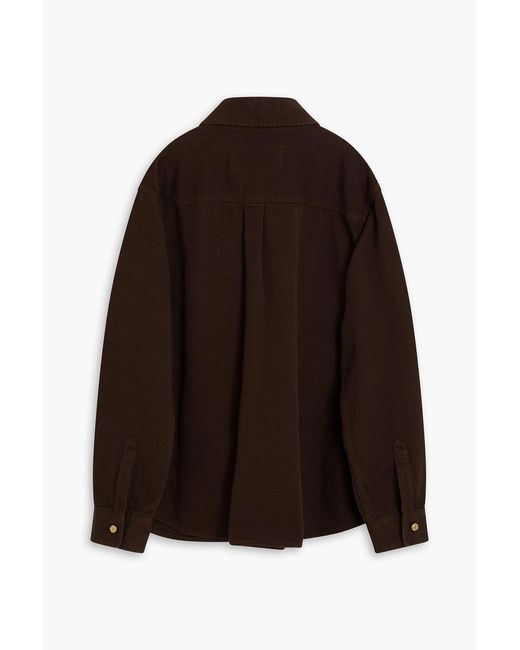 Blazé Milano Brown Berber Denim Shirt