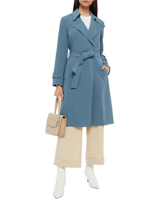 Theory Synthetic Oaklane Belted Crepe, Theory Oaklane Trench Coat Blue