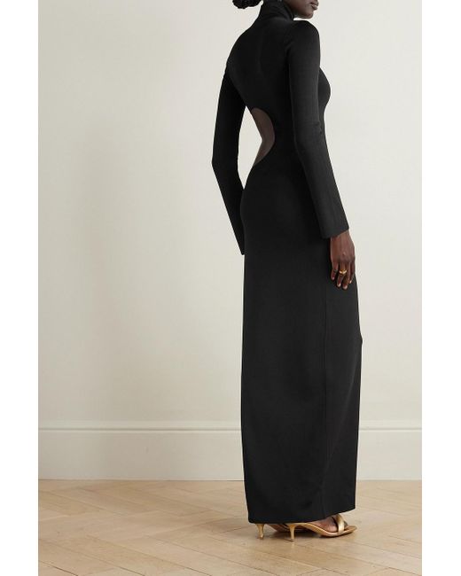 Black jersey gown discount