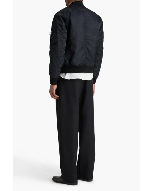 Rag & Bone Black Manston Shell Bomber Jacket for men