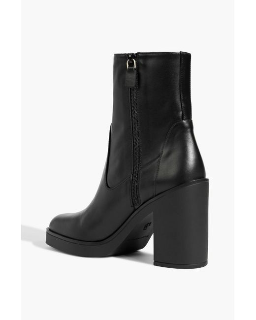 Stuart Weitzman Black Bethenny 80 ankle boots aus leder
