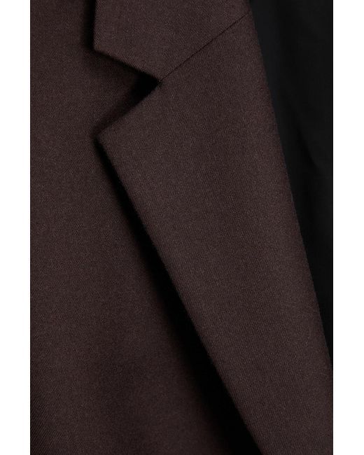 Theory Brown Wool-flannel Blazer