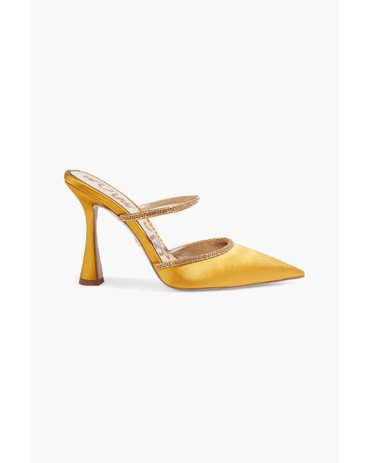 sam edelman satin mules