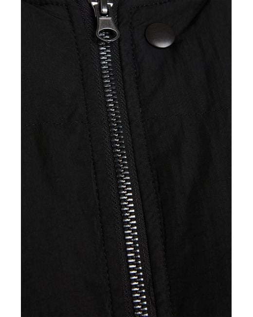 Isabel Marant Black Cody Quilted Shell Bomber Jacket
